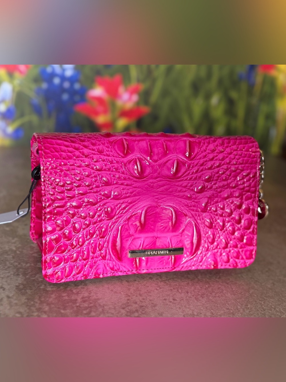 Brahmin Minuette Crossbody Affection Pink Melbourne Leather BEAUTIFUL EYE NWT